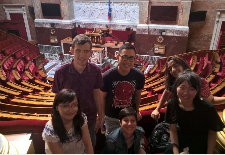 Guided tour of French Parliament